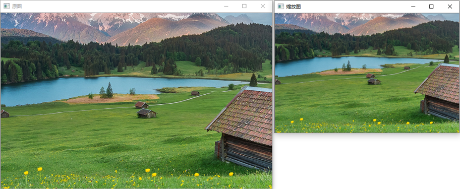 C++基于OpenCV实现图片的缩放